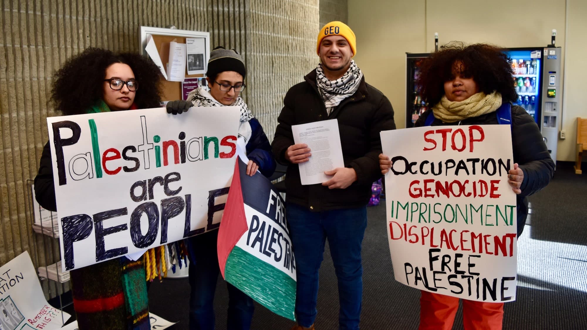 Student protesters target anti-Palestine talk on RIC campus