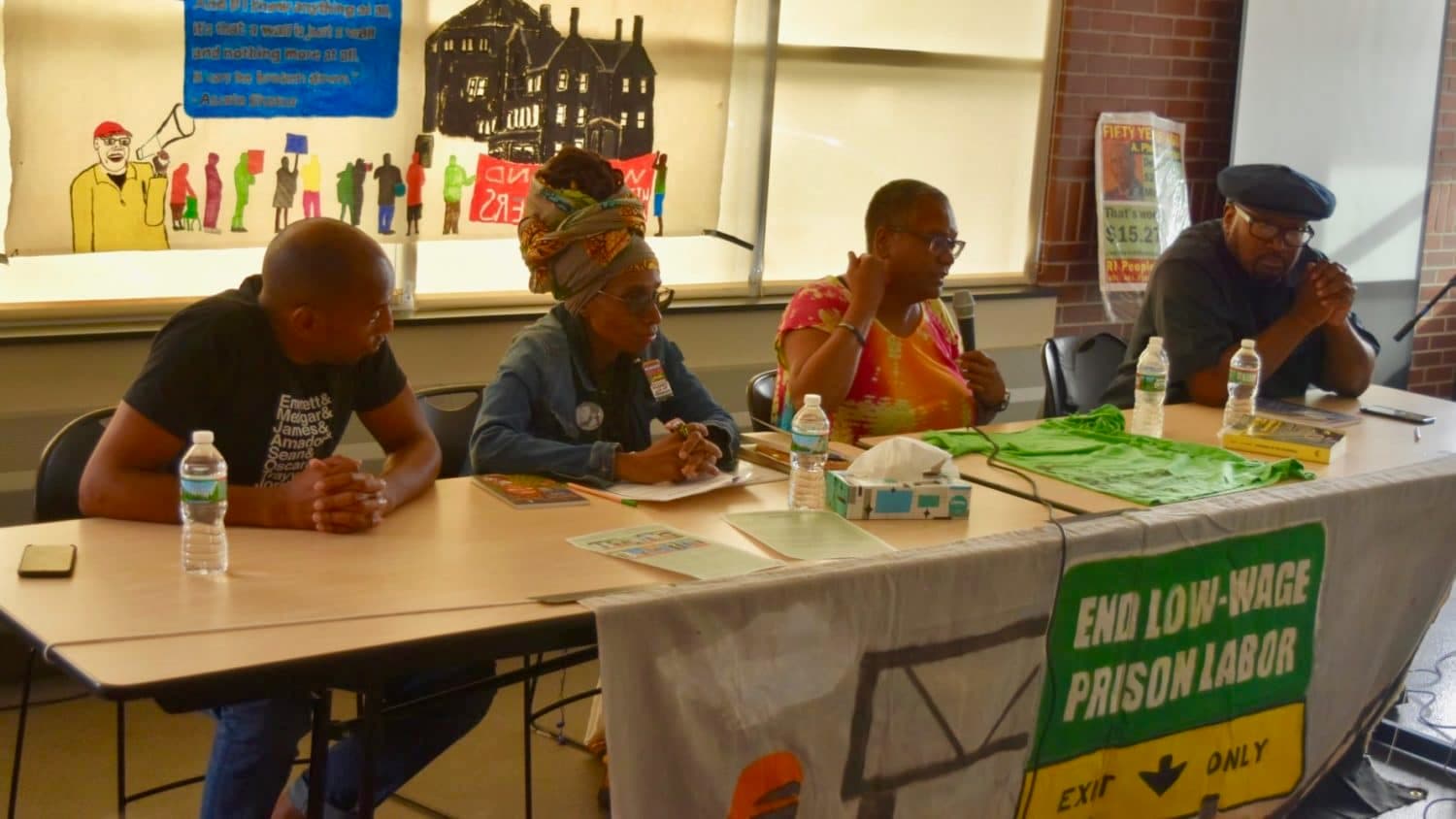 DARE commemorates Black August with revolutionary panel