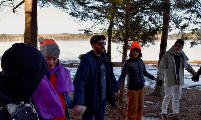 A vigil to protect the Scituate Reservoir