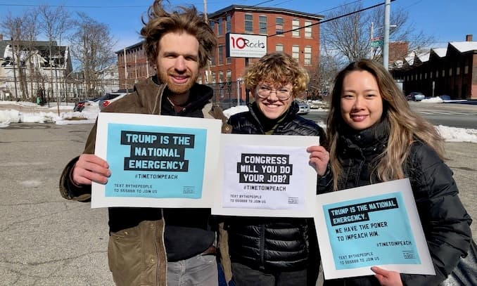 Representative Cicilline asked to pledge to impeach Trump