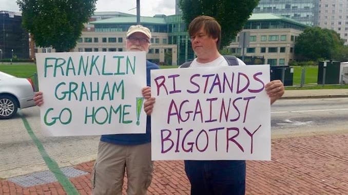 Franklin Graham’s hate and fear not wanted in Rhode Island