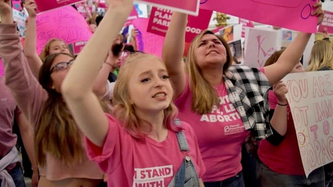 Rhode Island high school students hold "emergency press conference" on reproductive rights