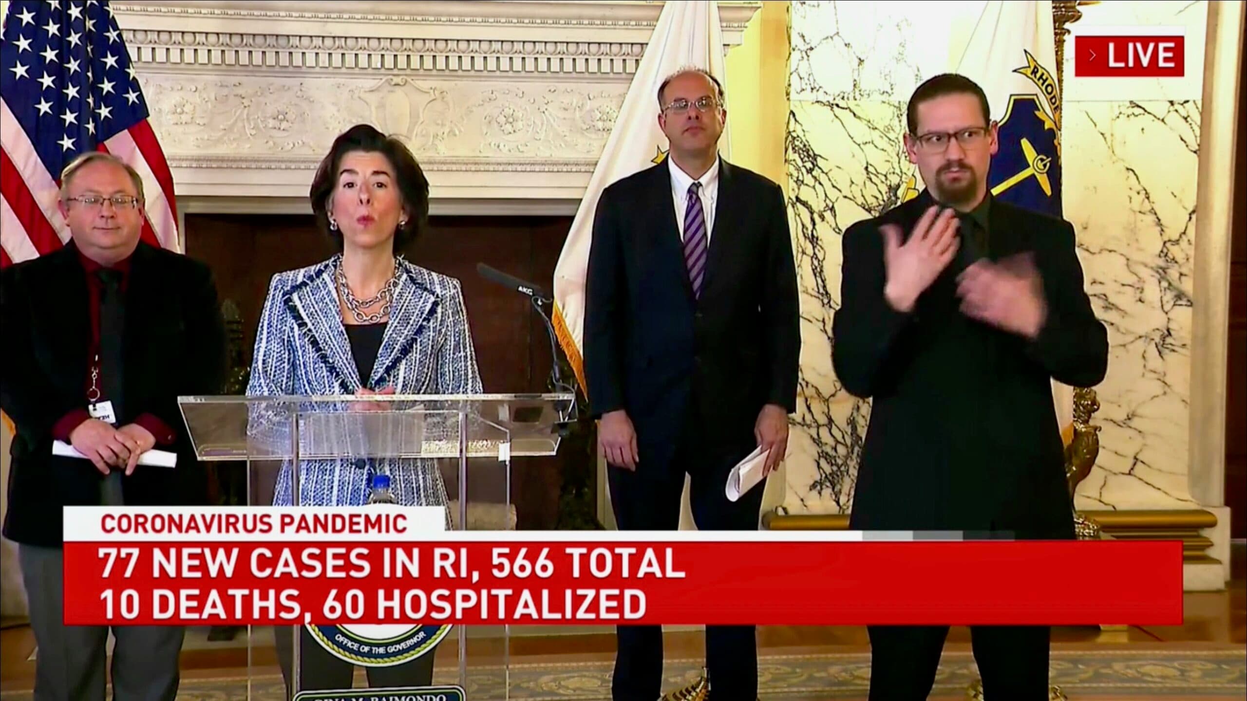 Low-wage workers are being hit the hardest during pandemic, says Governor Raimondo