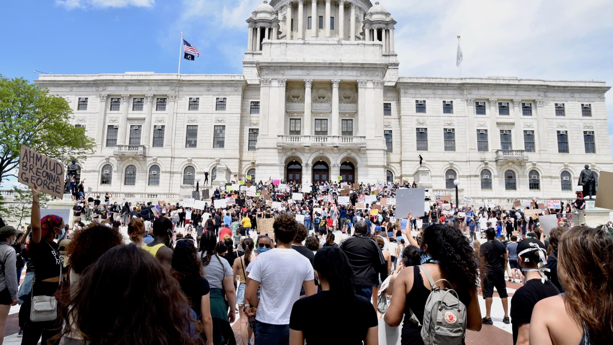 More than 2000 people demand justice for George Floyd in Providence