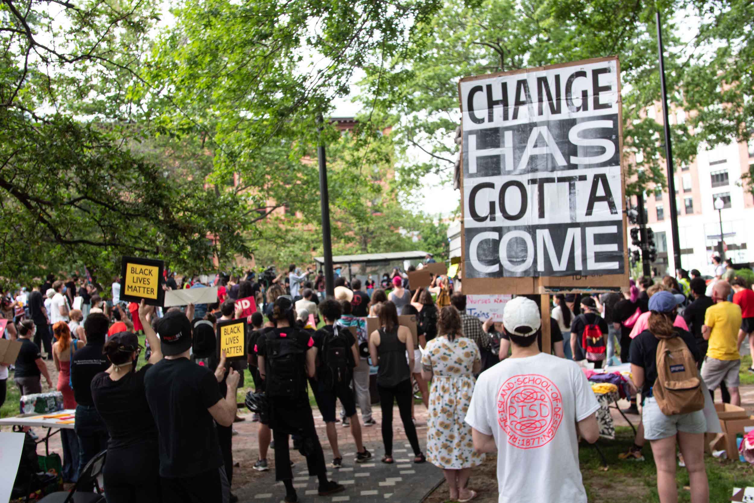 Selene Means: Photos from Providence's Defund the Police rally