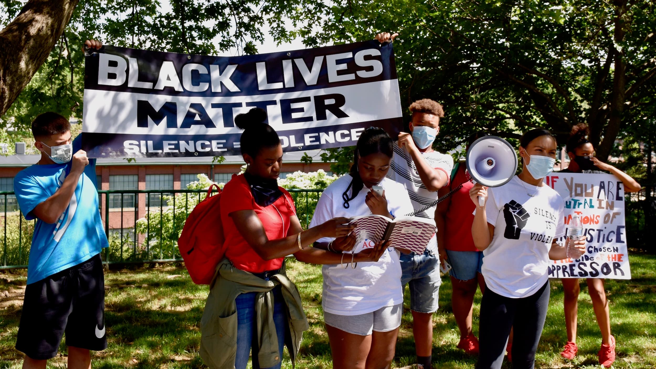 Silence is Violence: A youth led protest for Black lives in Woonsocket