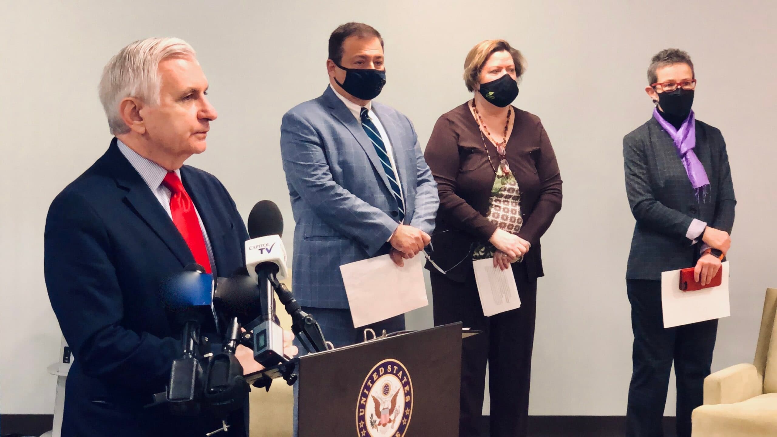 Senator Reed, Speaker Shekarchi announce housing assistance money for Rhode Island