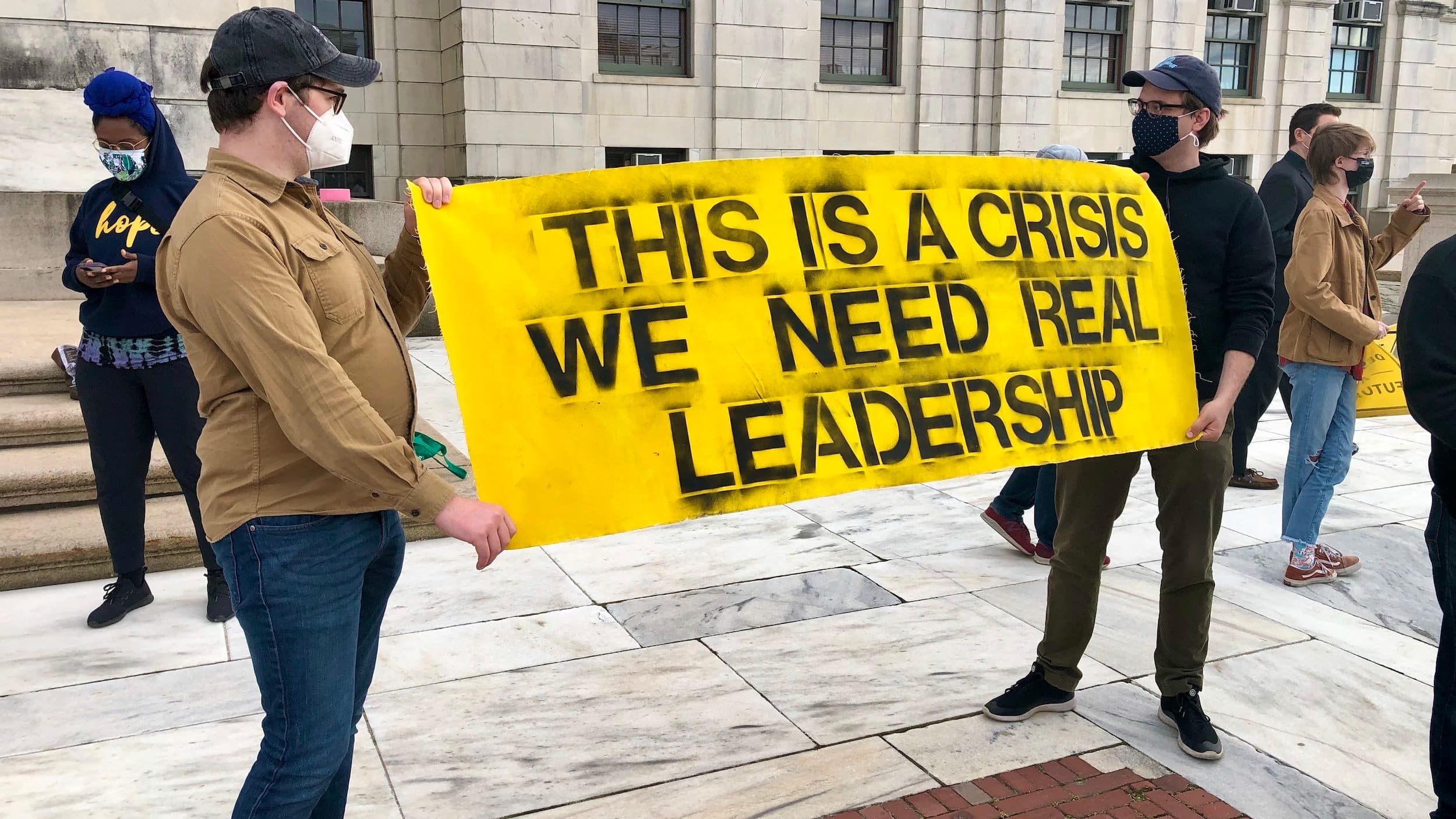 Sunrise Providence calls for Senators Euer and Coyne to vote Rescue Rhode Island Act out of committee