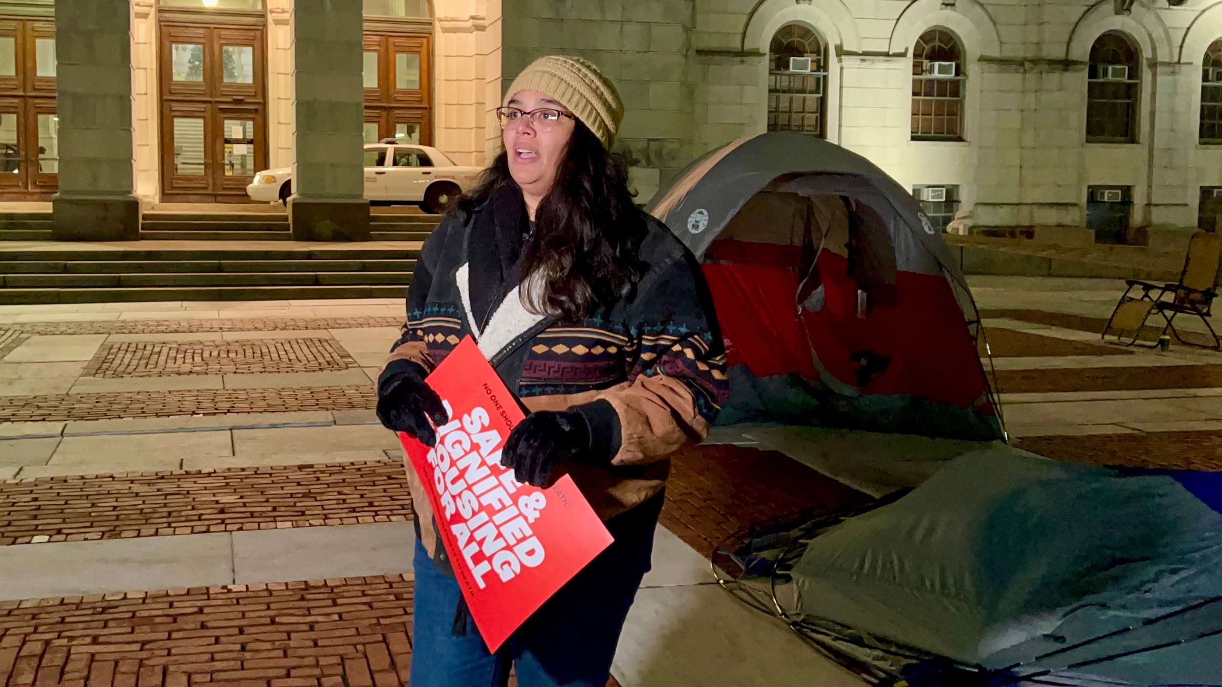 Senator Mendes to sleep in a tent outside State House until leadership acts on homelessness crisis