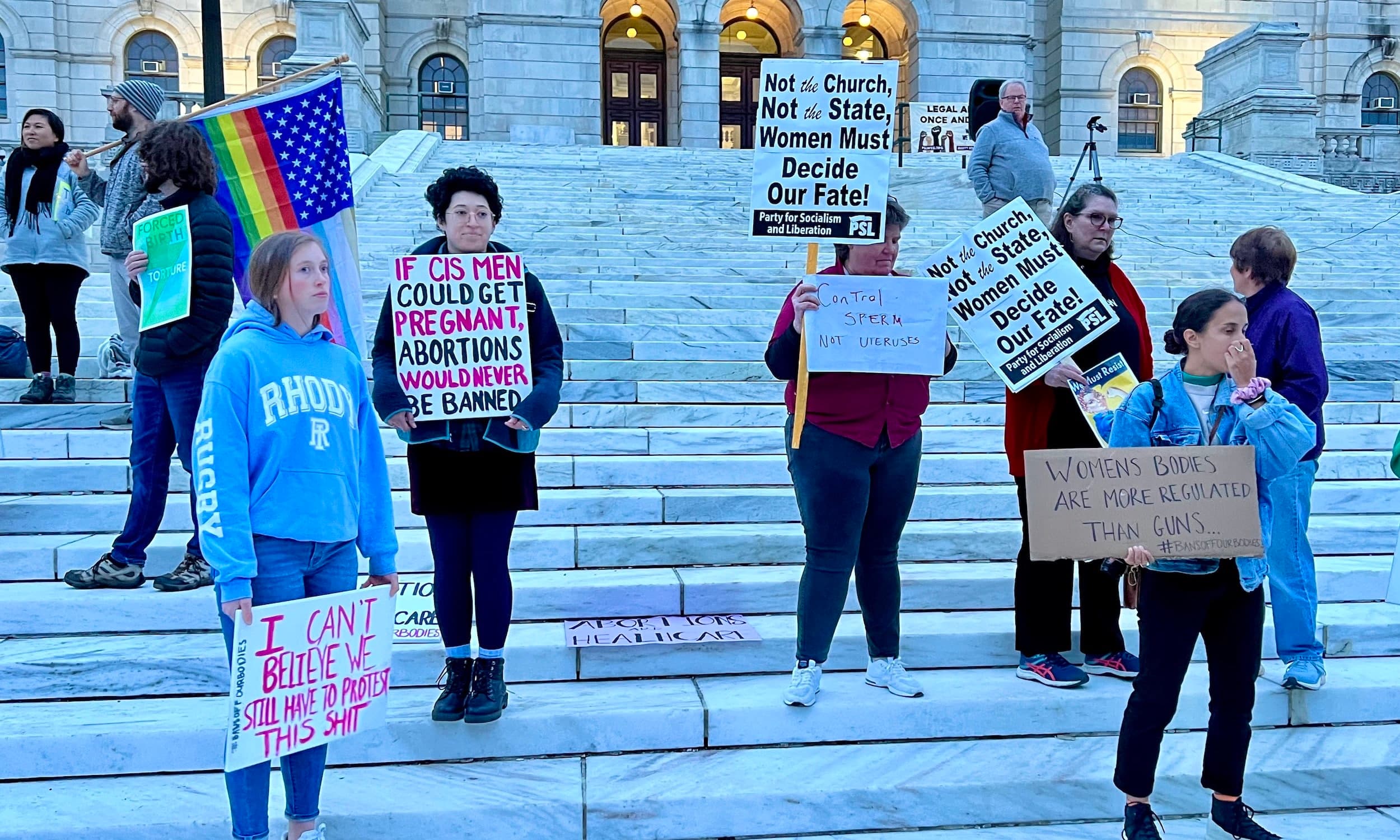 Rhode Island rallies in response to leaked Supreme Court abortion decision