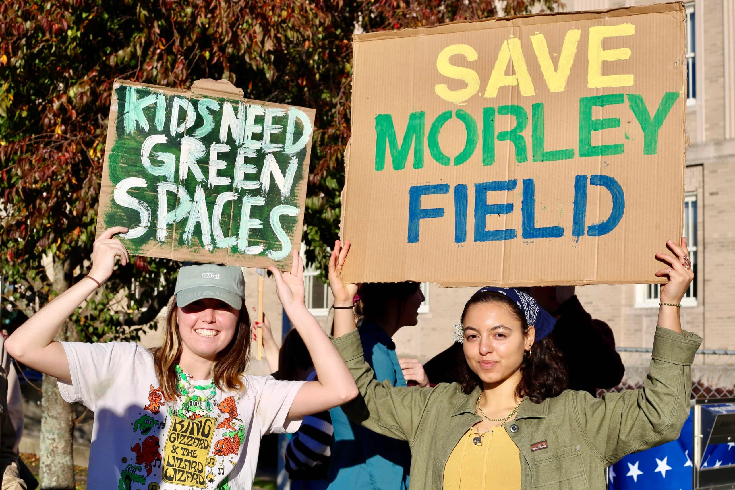 Rally to save Pawtucket's Morley Field as city ignores residents' pleas