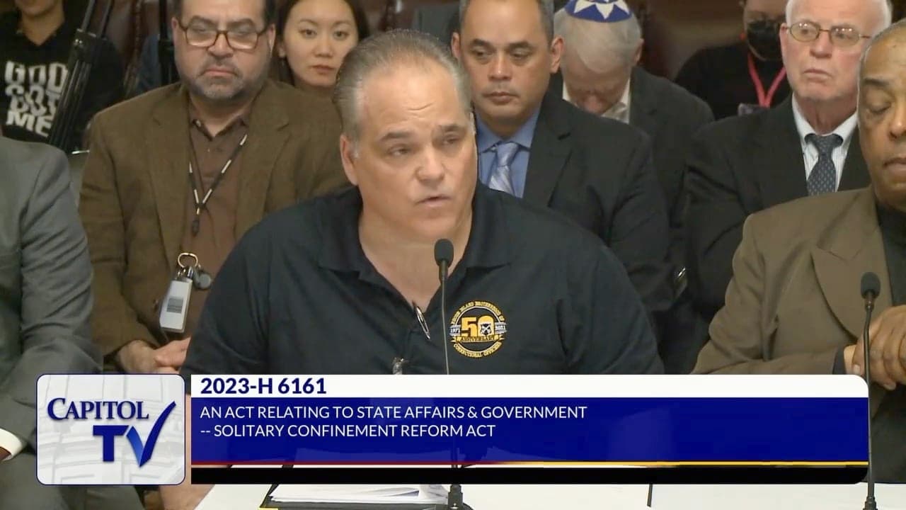 Rhode Island corrections union President accused of intimidating solitary confinement reform witness