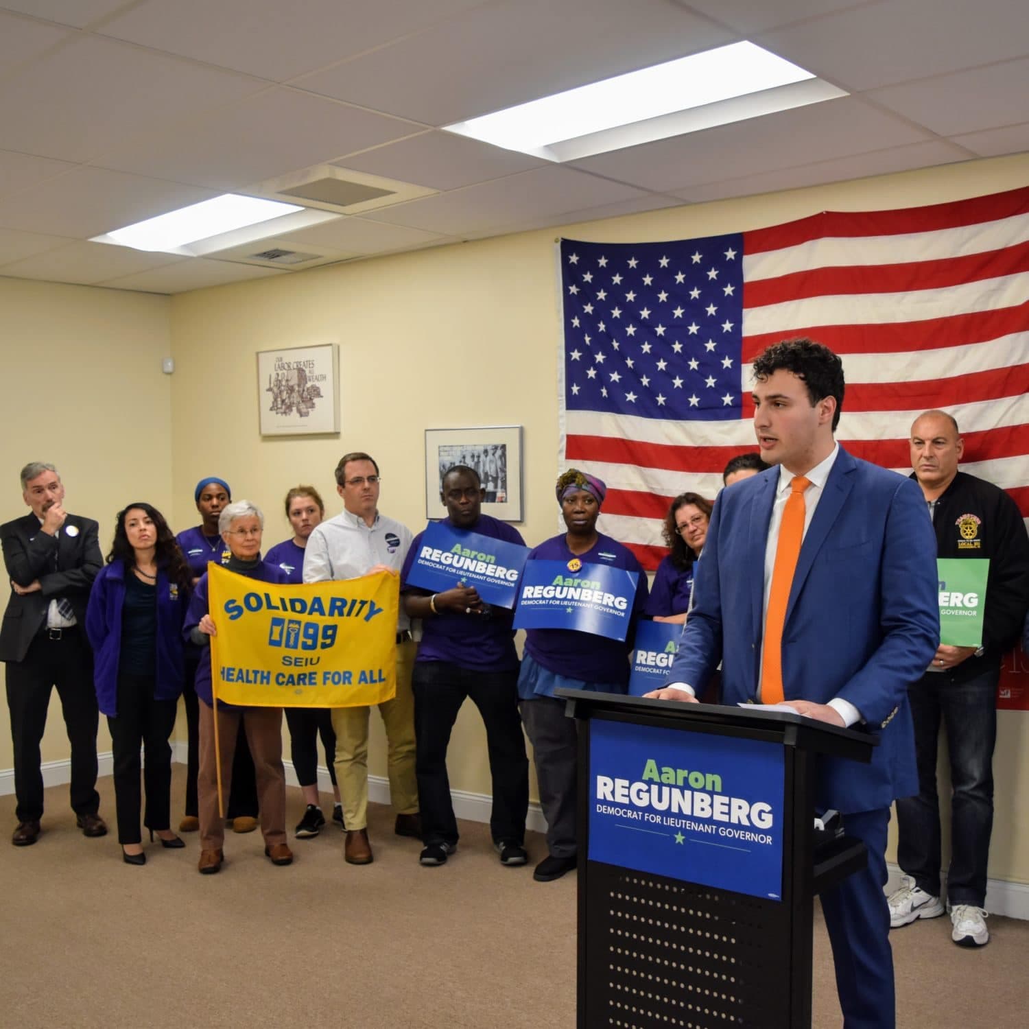 Regunberg picks up five labor endorsements for Lieutenant Governor
