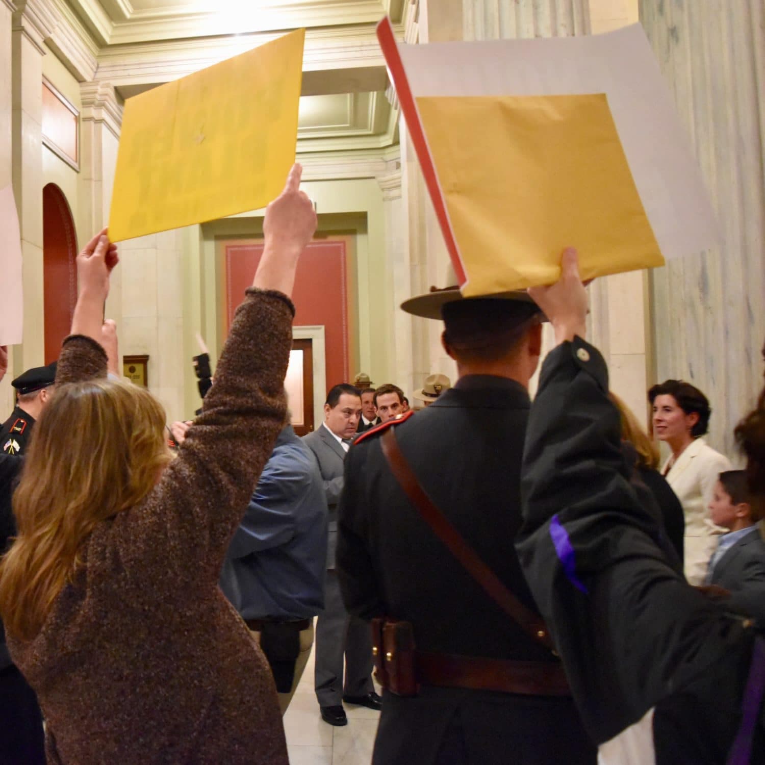 Burrillville personally messages Raimondo before and after the State of the State address