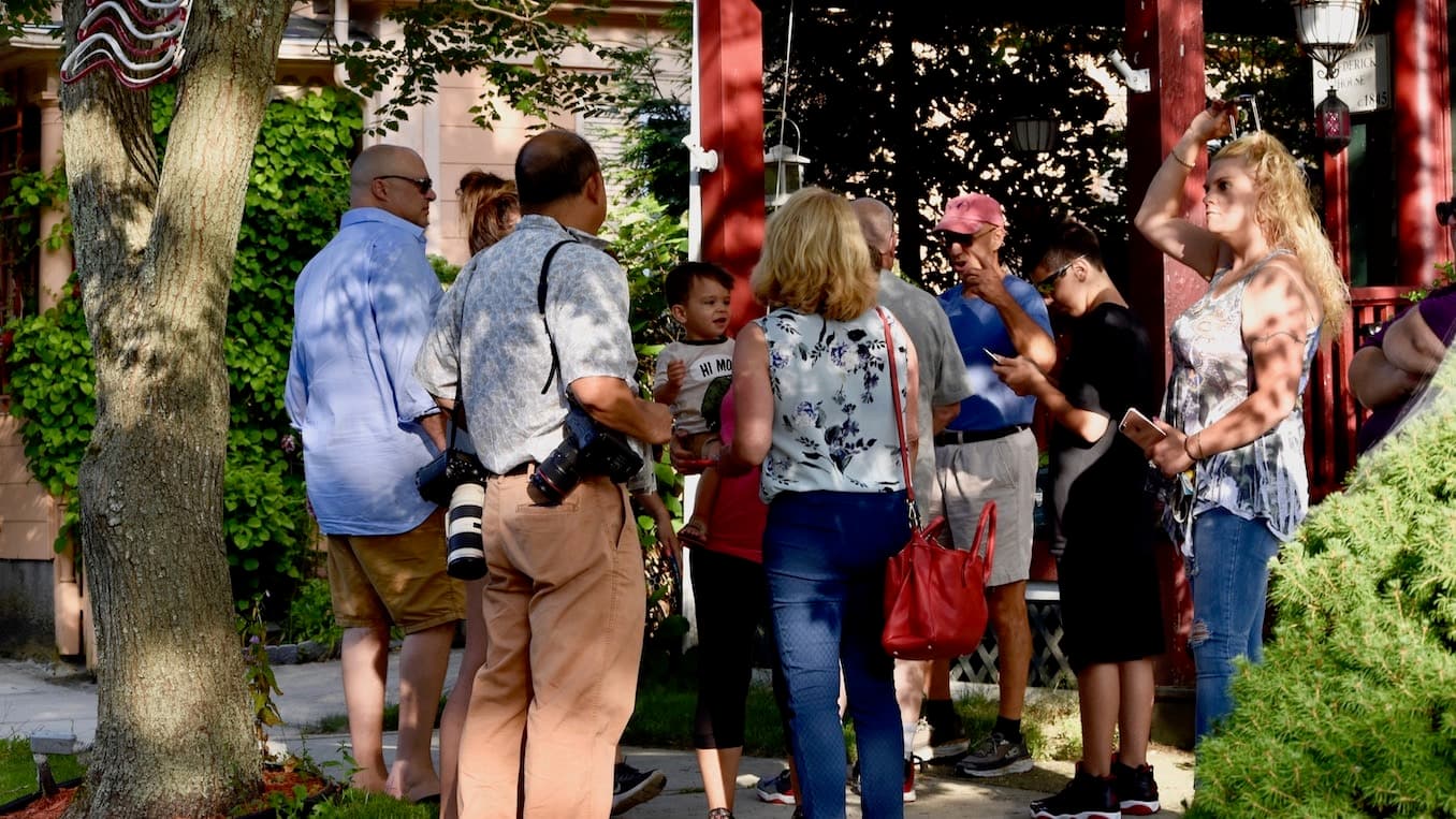 Bristol residents stage demonstration outside the home of accused child molester