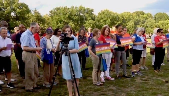 Yet another call for gun sense at yet another Vigil for victims of gun violence
