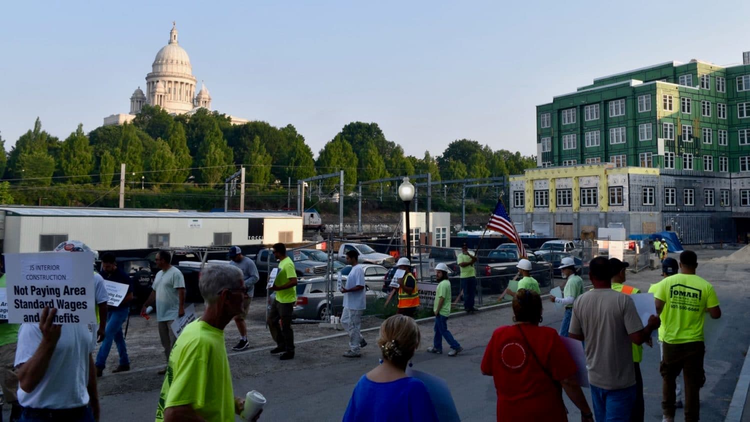 Nearly $10 million in tax credits yet Tocci Building Corporation's Commons at Providence Station project still underpays workers