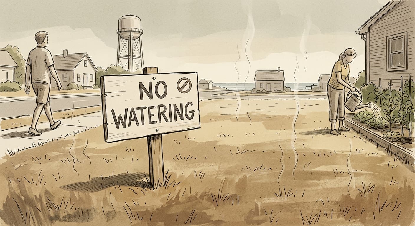 Westerly Bans All Outdoor Watering as Drought and Heat Strain Water System