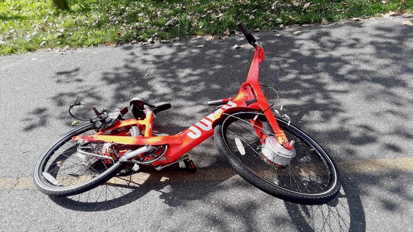 Mike Dumond: Jumped Bikes - Vandals take an Uber ride