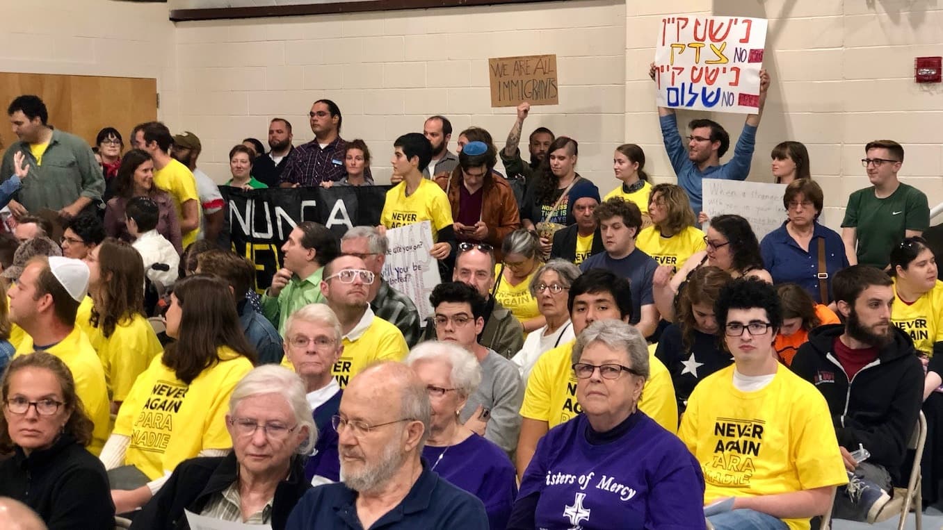 Did protesters shut down Friday night's Wyatt board meeting?