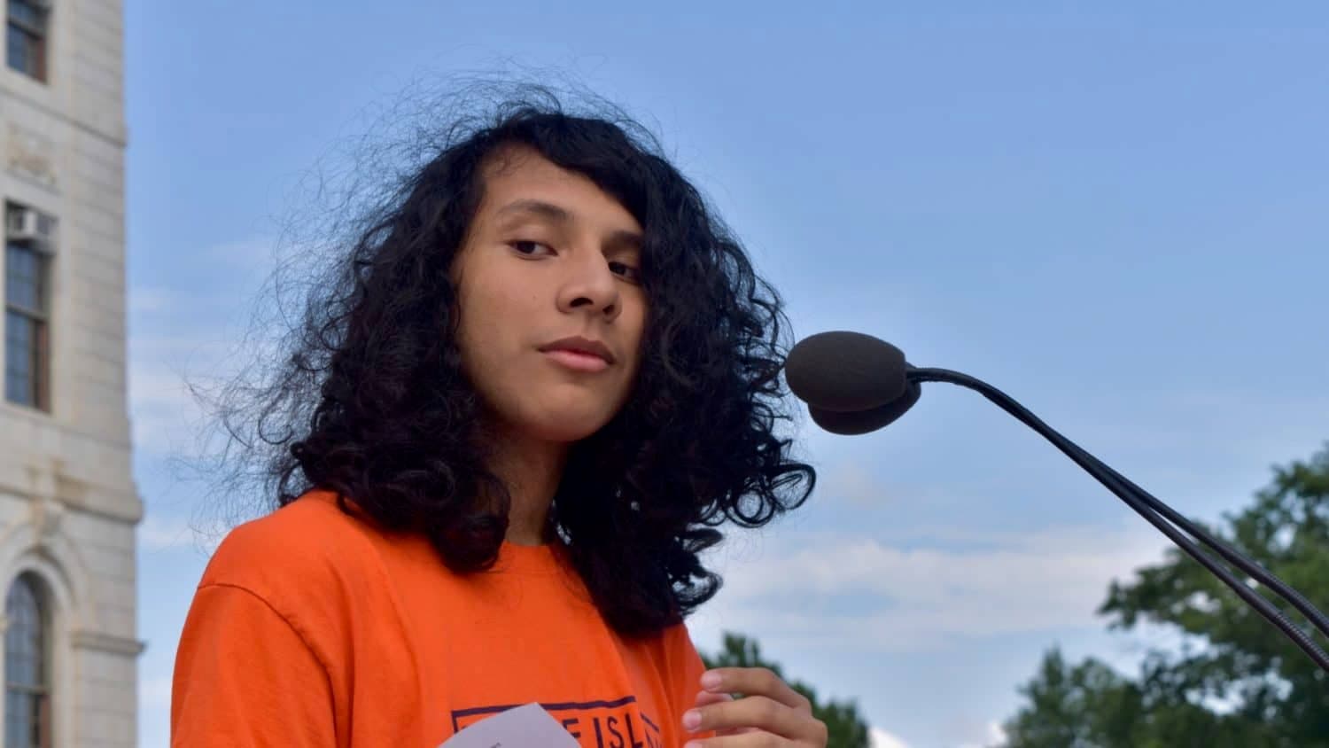 Students hold State House rally against gun violence to defend their right to organize and protest