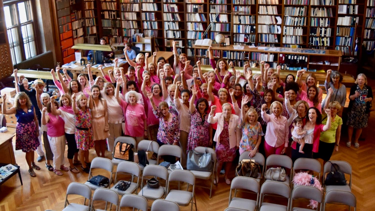 Women candidates and elected officials celebrate a 'pink wave' at the State House