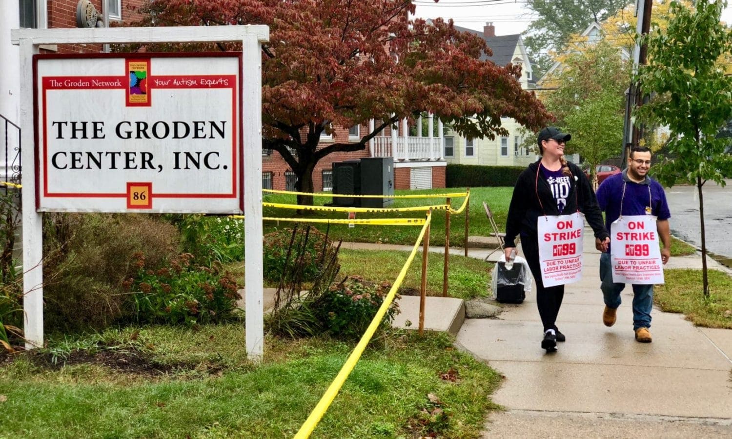 Groden Center educators on strike