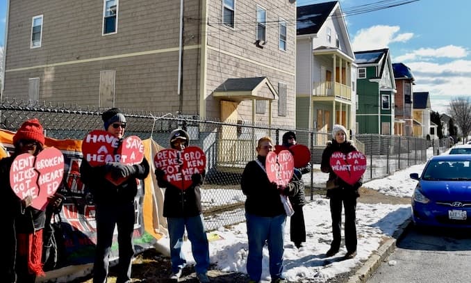 DARE, Southside residents rally for the restoration of low income apartments
