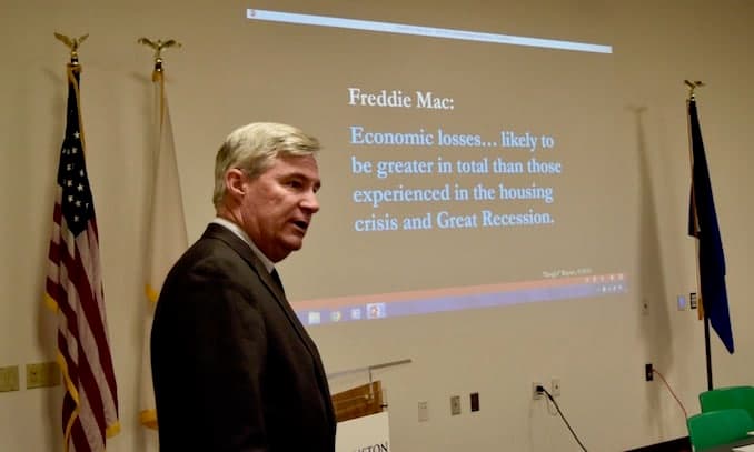 Senator Whitehouse suspects Invenergy's defeat in the EFSB hearings a 'slam dunk'