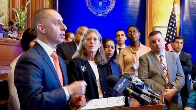 Elorza reverses course on monetizing Providence Water, enabling legislation withdrawn