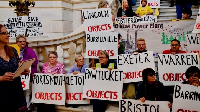 With the final decision on Invenergy's power plant weeks away, Burrillville rallies at the State House