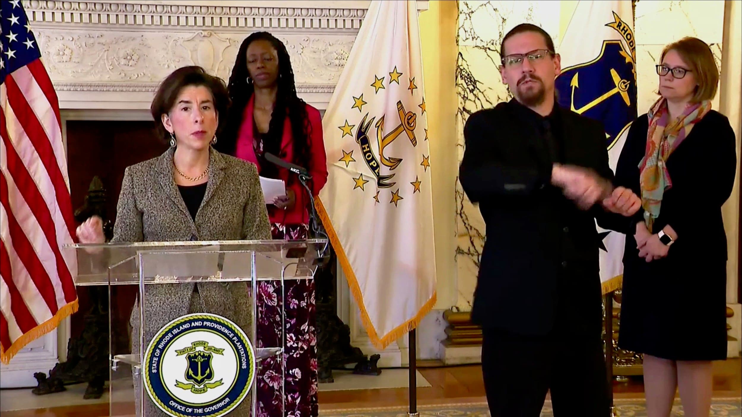 Governor Raimondo responds to alleged 4th Amendment violations