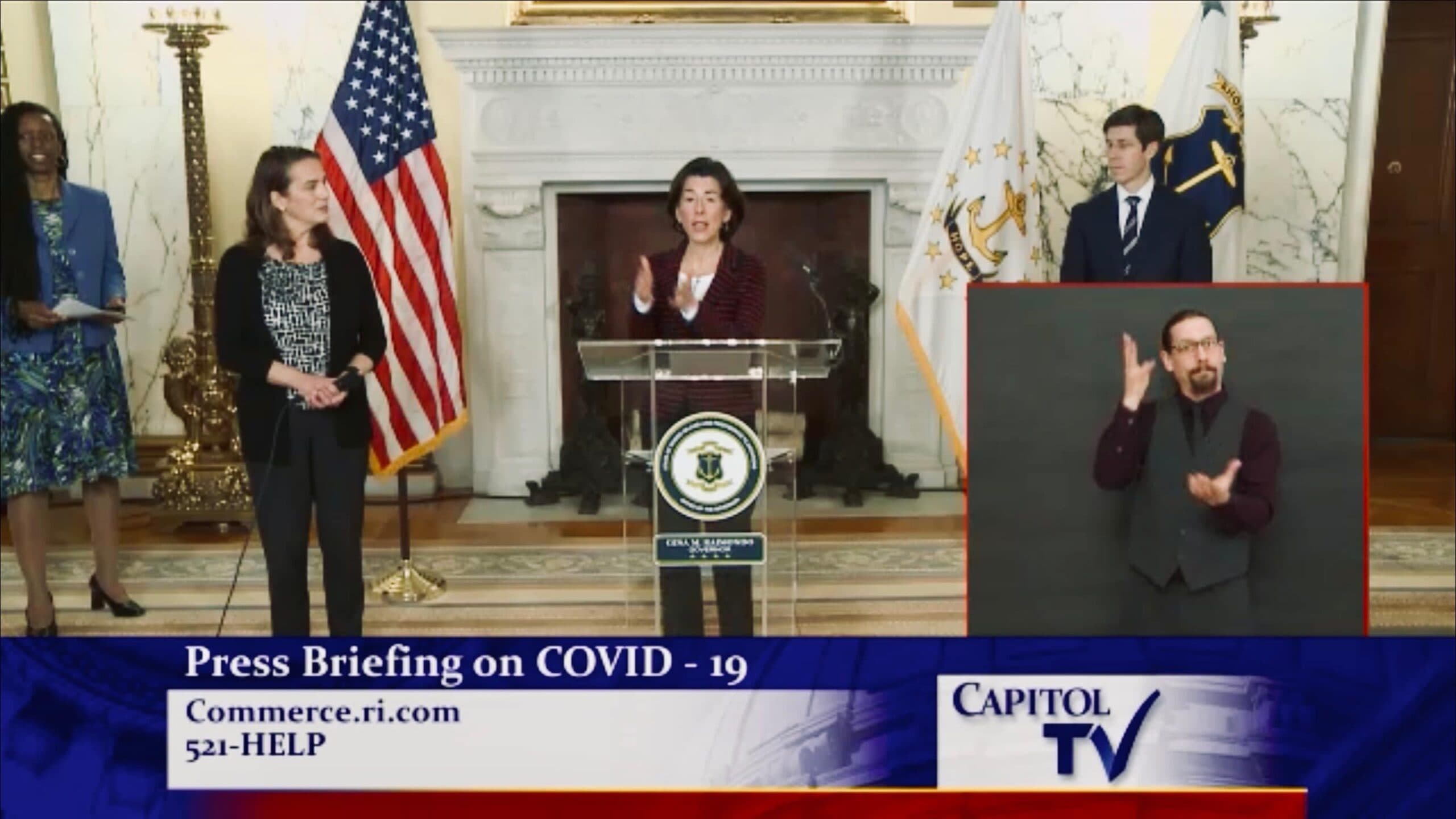 Additional pay for frontline workers must come from federal government, says Raimondo