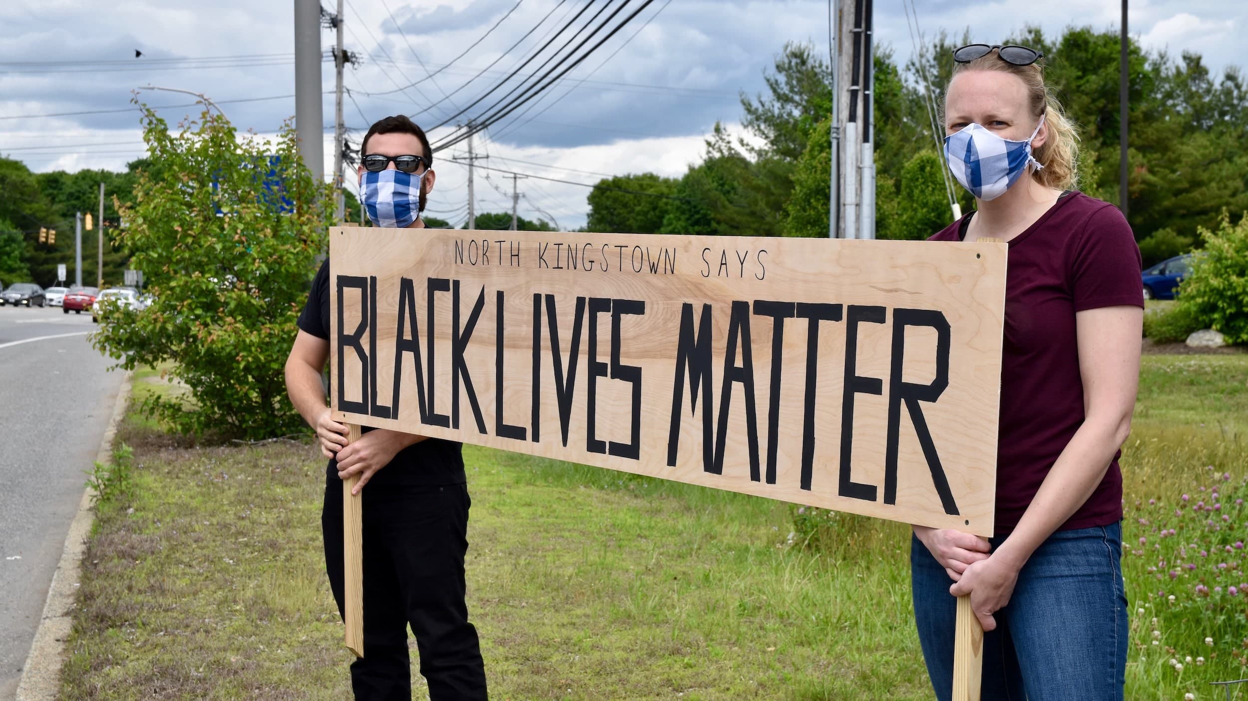 North Kingstown residents proudly proclaim that Black Lives Matter