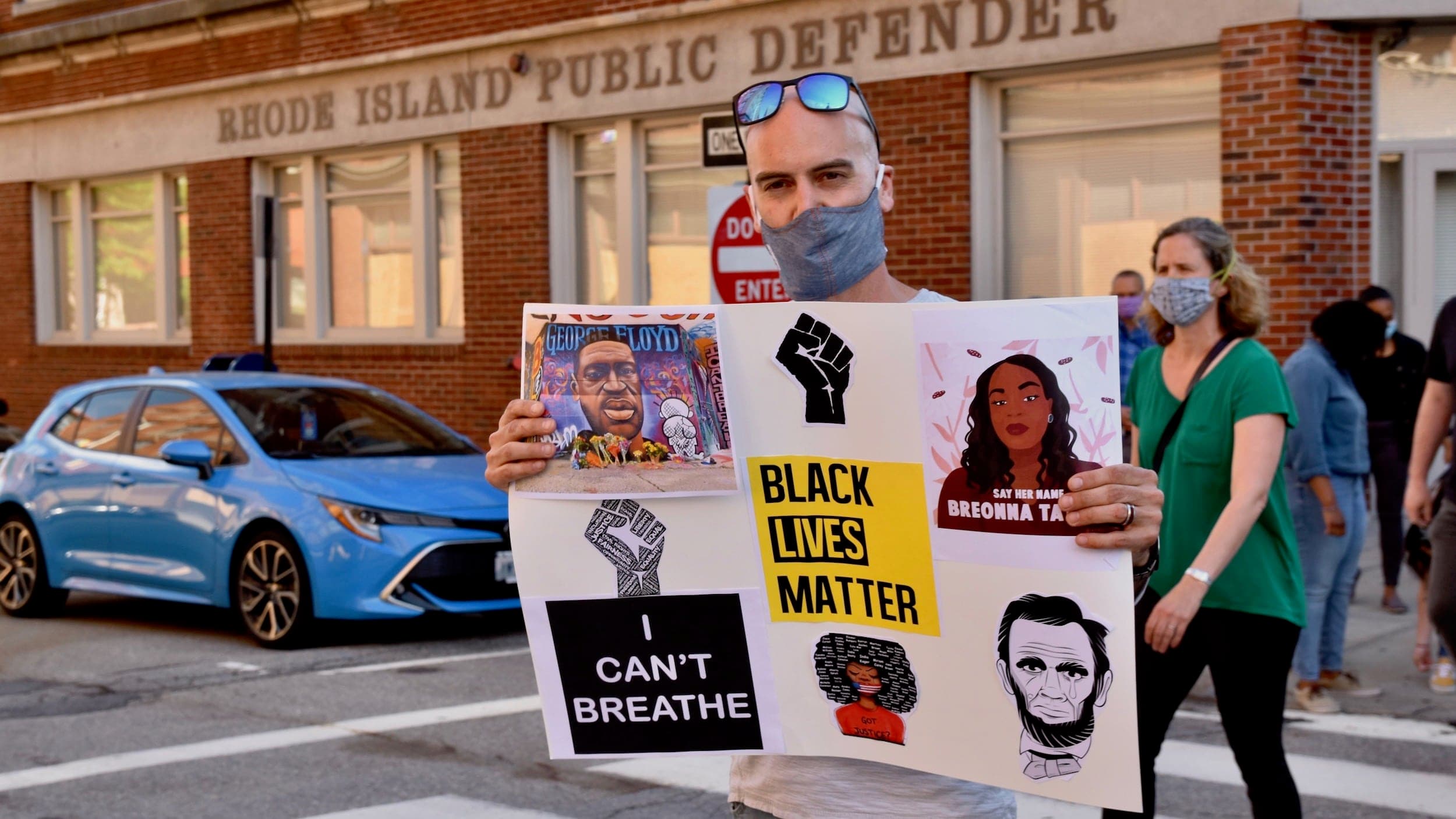Rhode Island Public Defender's office marches for George Floyd and Black Lives