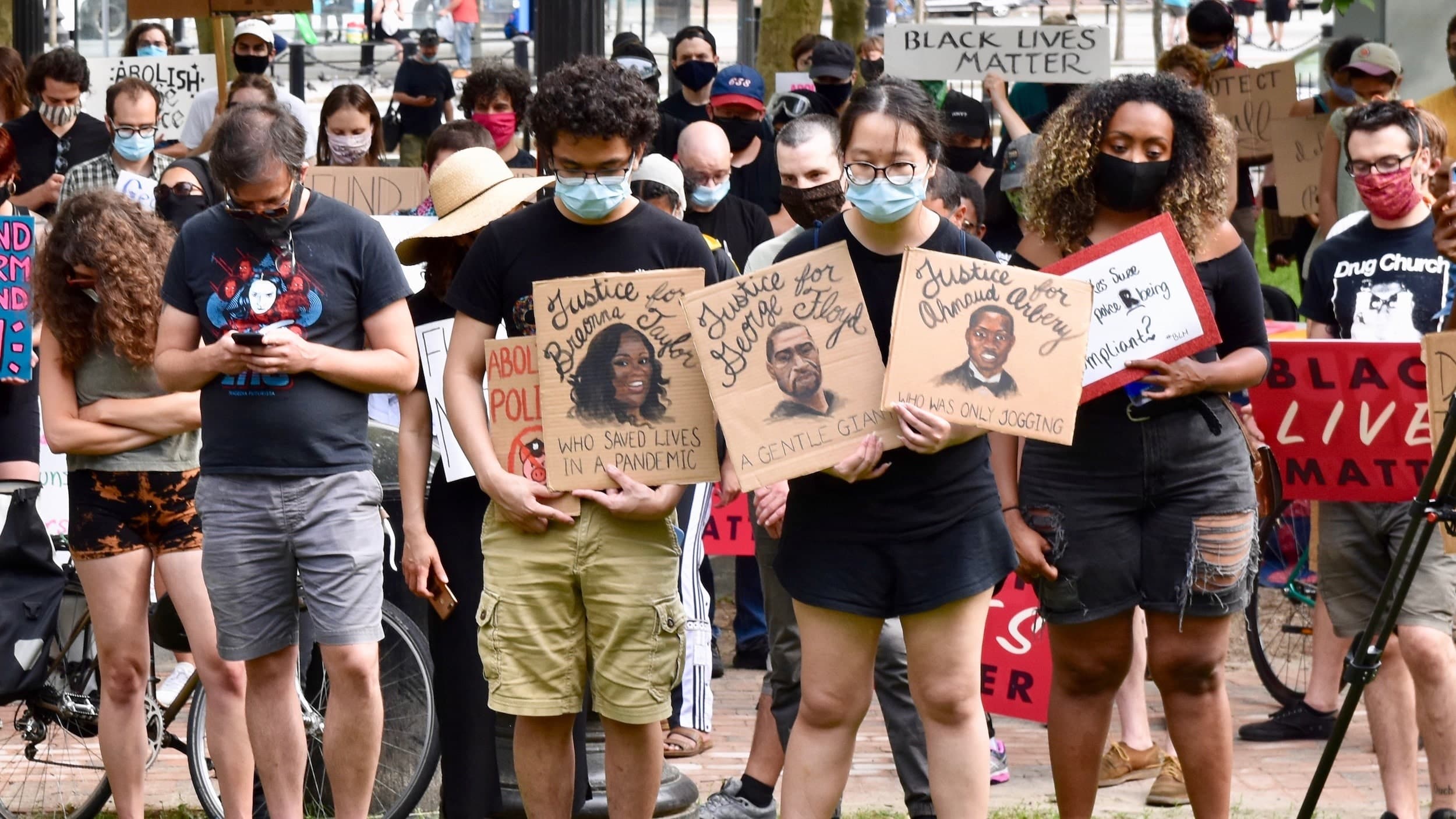 Providence rally to defund the police draws hundreds
