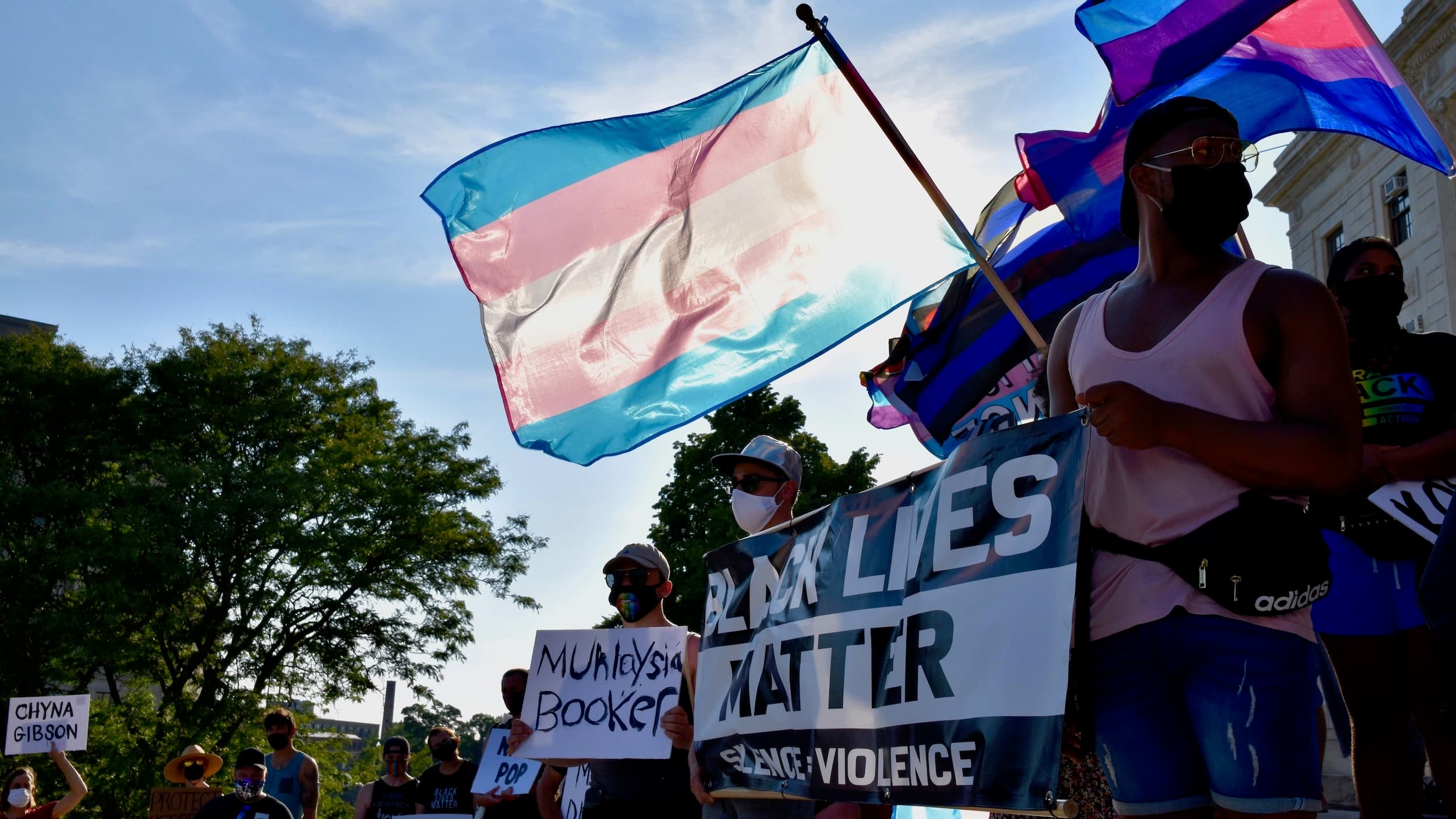 Rhode Island Pride marches for Black and Trans lives