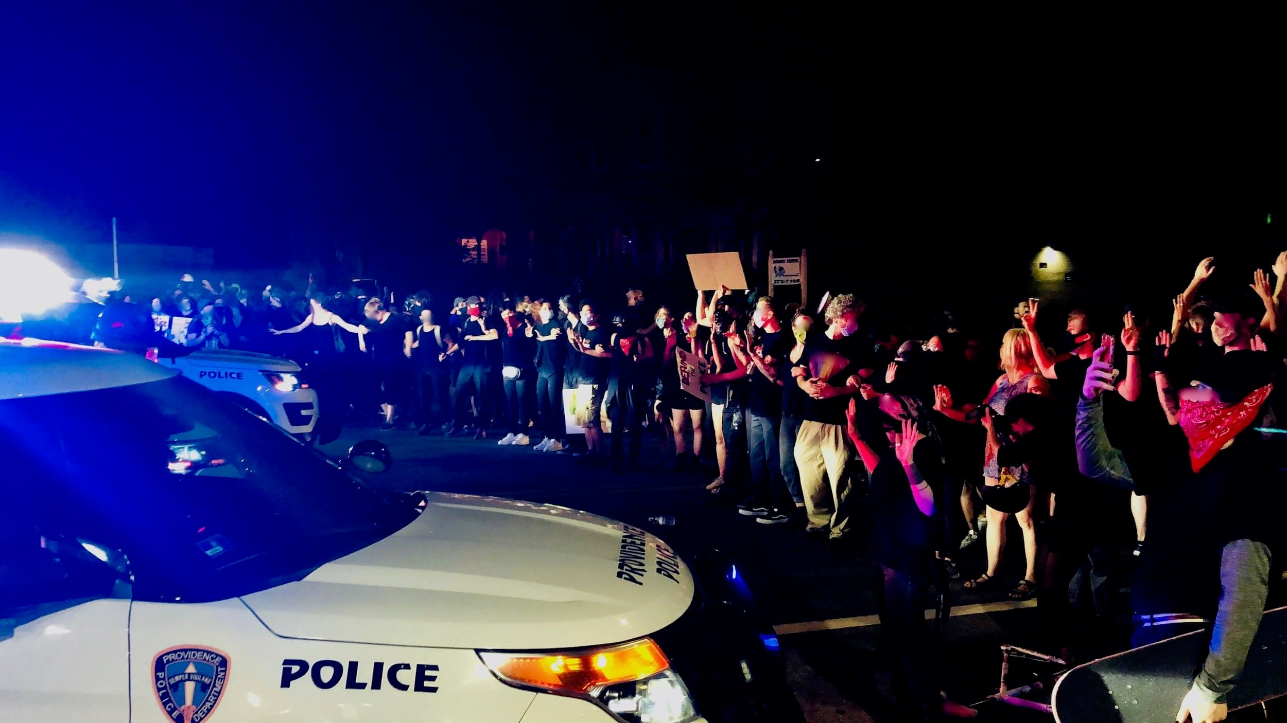 Providence Police make several arrests during Portland Solidarity rally and march