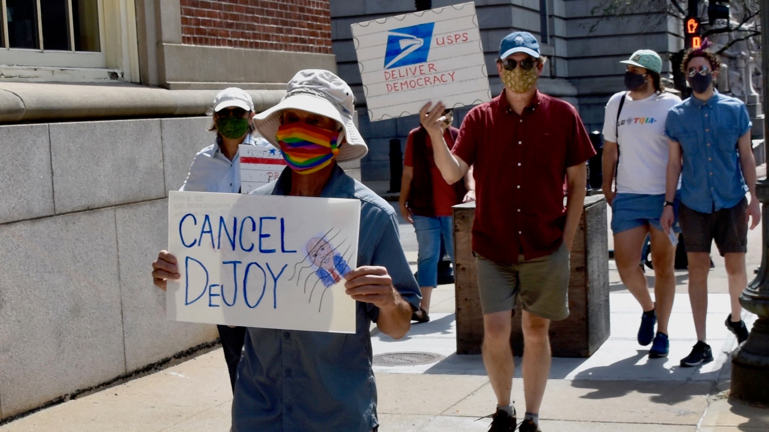 Providence protest to support the Post Office part of a nation-wide effort