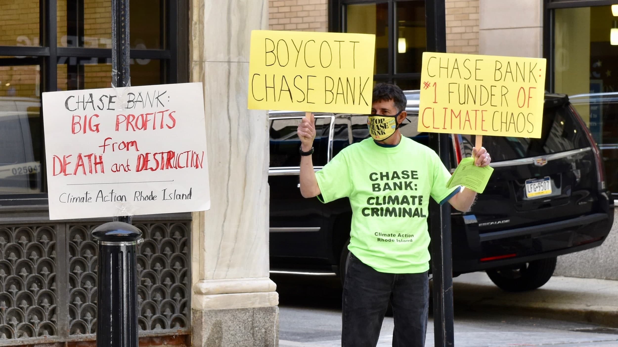 Chase Bank is working to flood their own downtown bank branch...