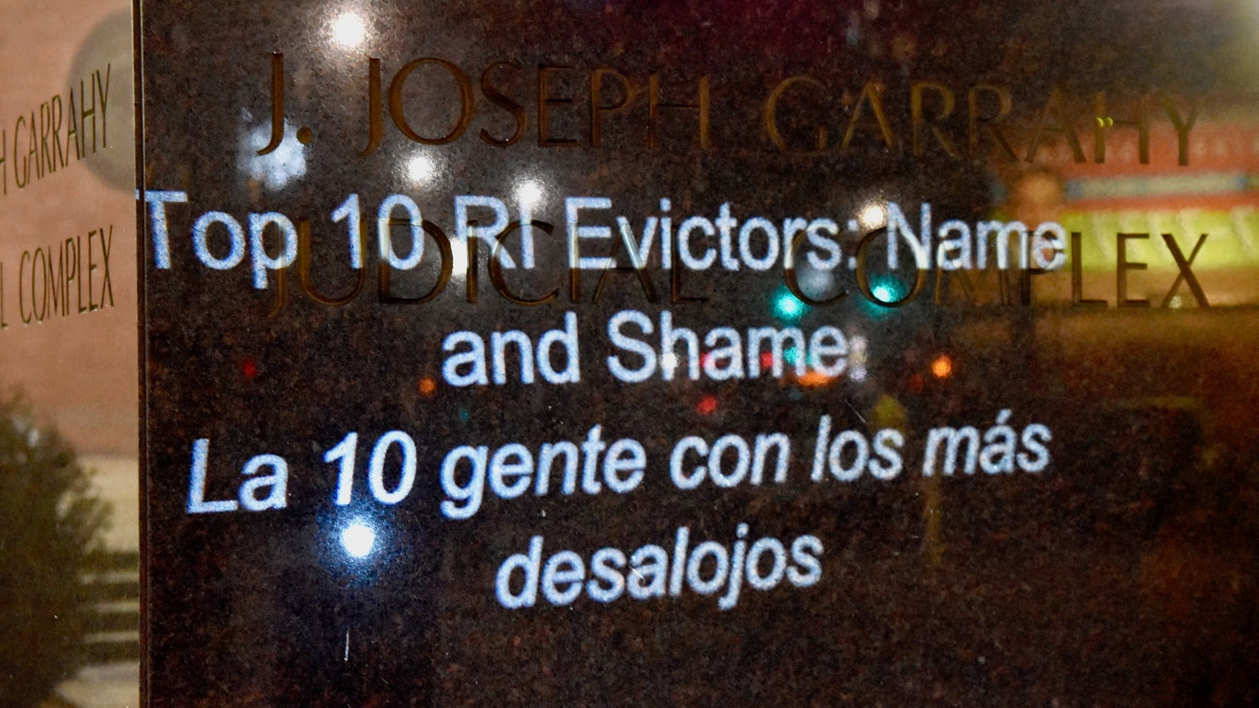 Housing advocates name and shame the top ten evictors in Rhode Island, and their lawyers