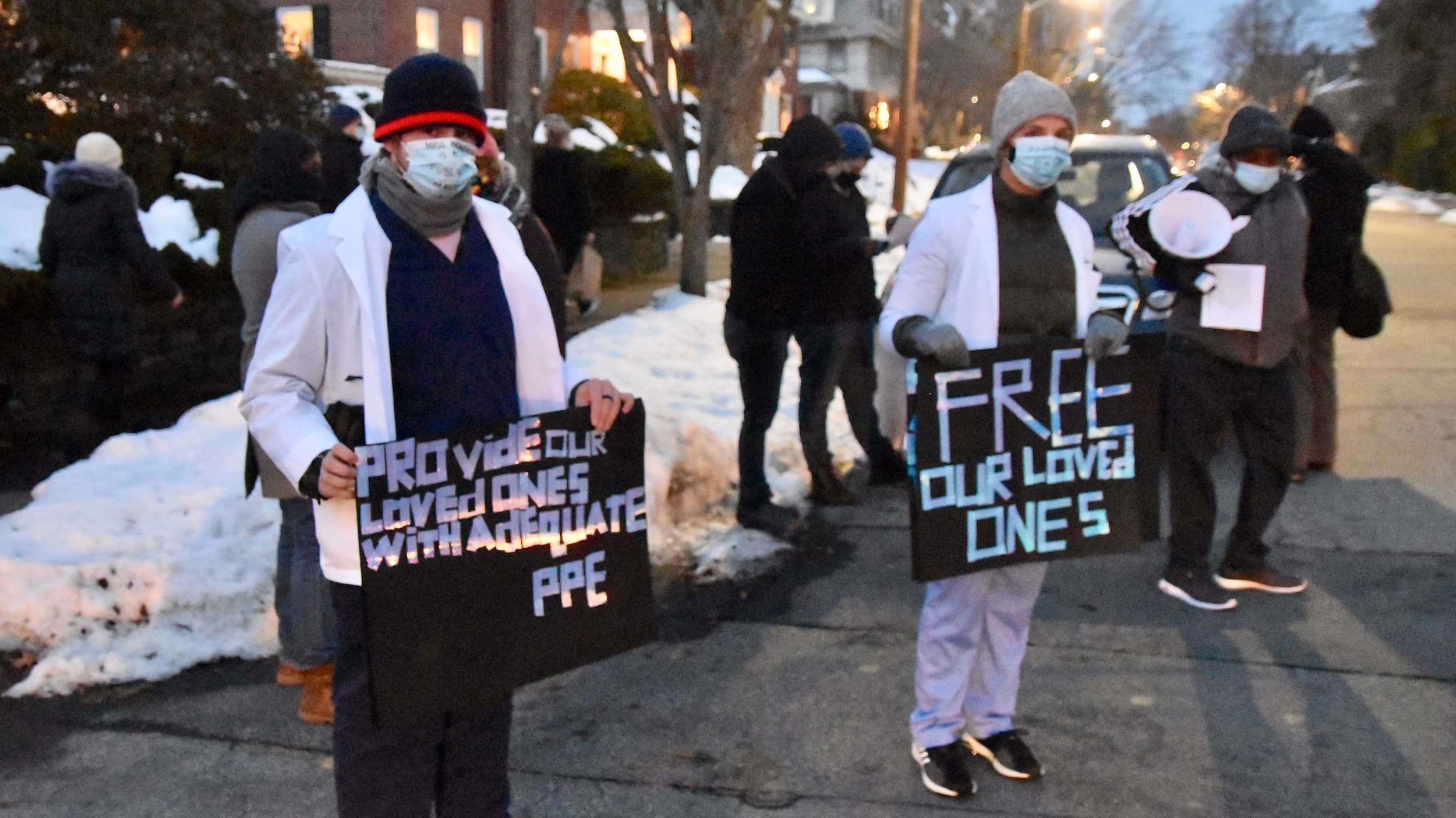 Statement from Code Black on their protest at Governor Raimondo's home