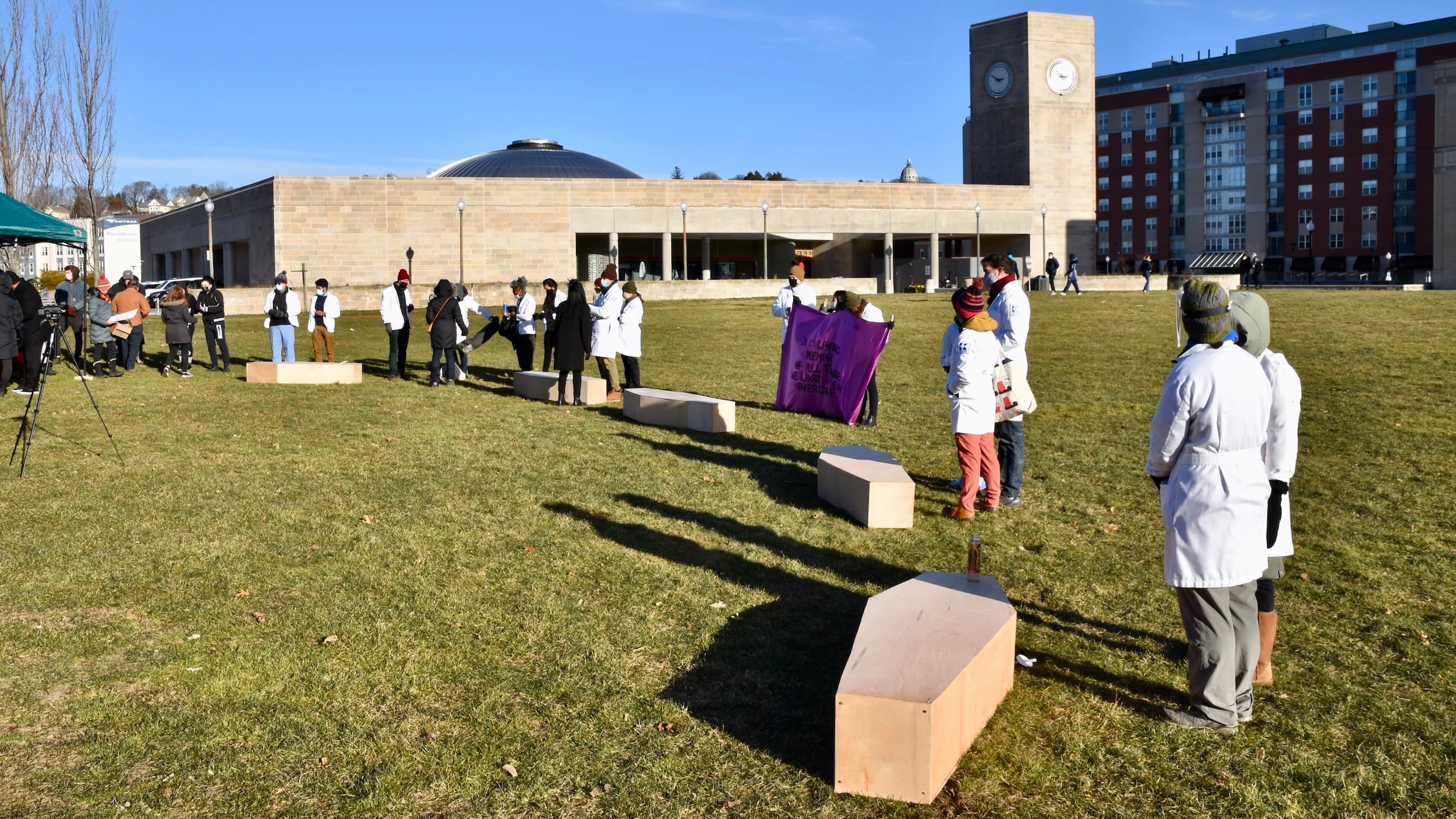 A State House vigil to mourn those who have died of an overdose