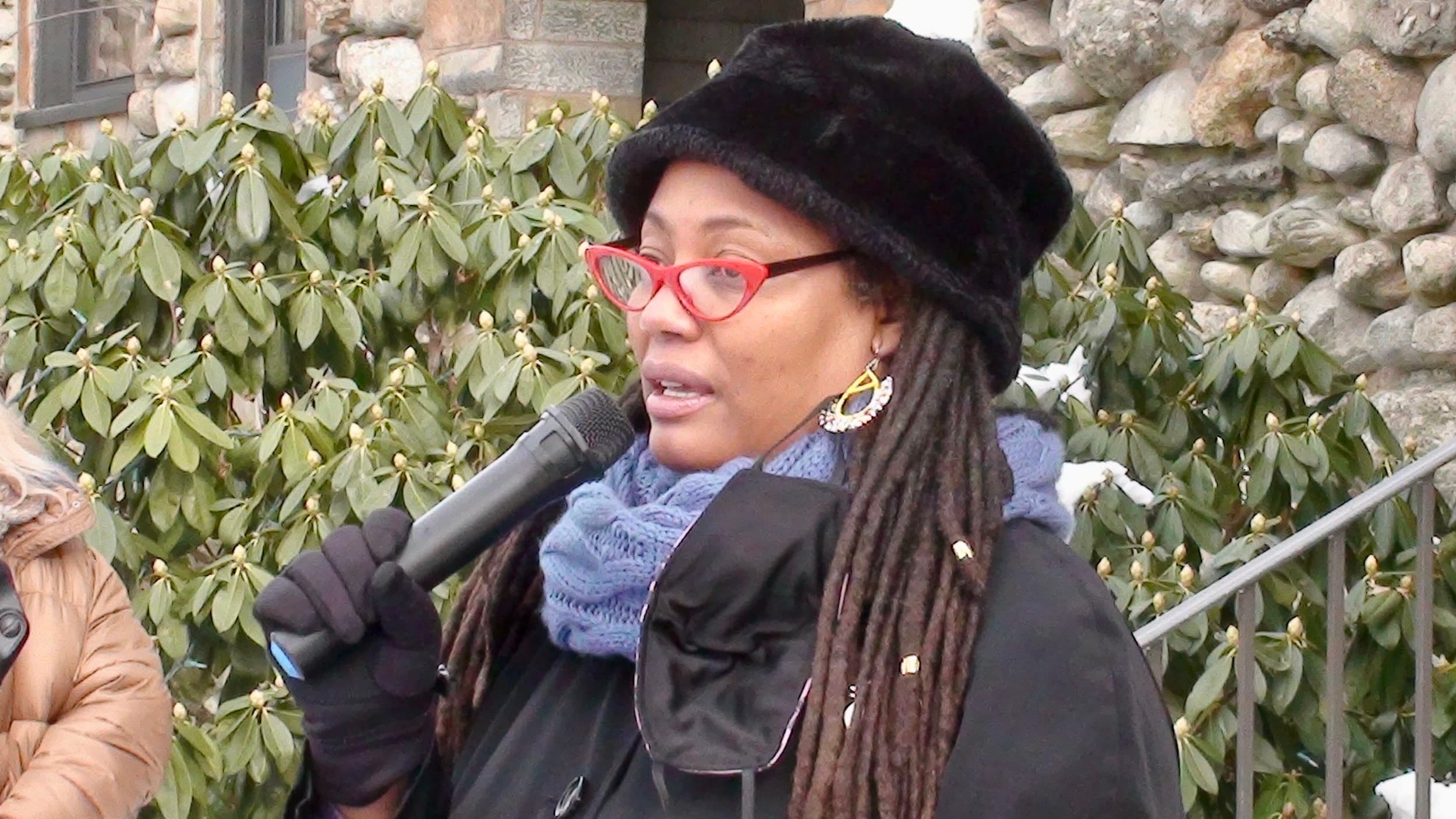 Barrington and Black Lives Matter rally to support Candace Breen