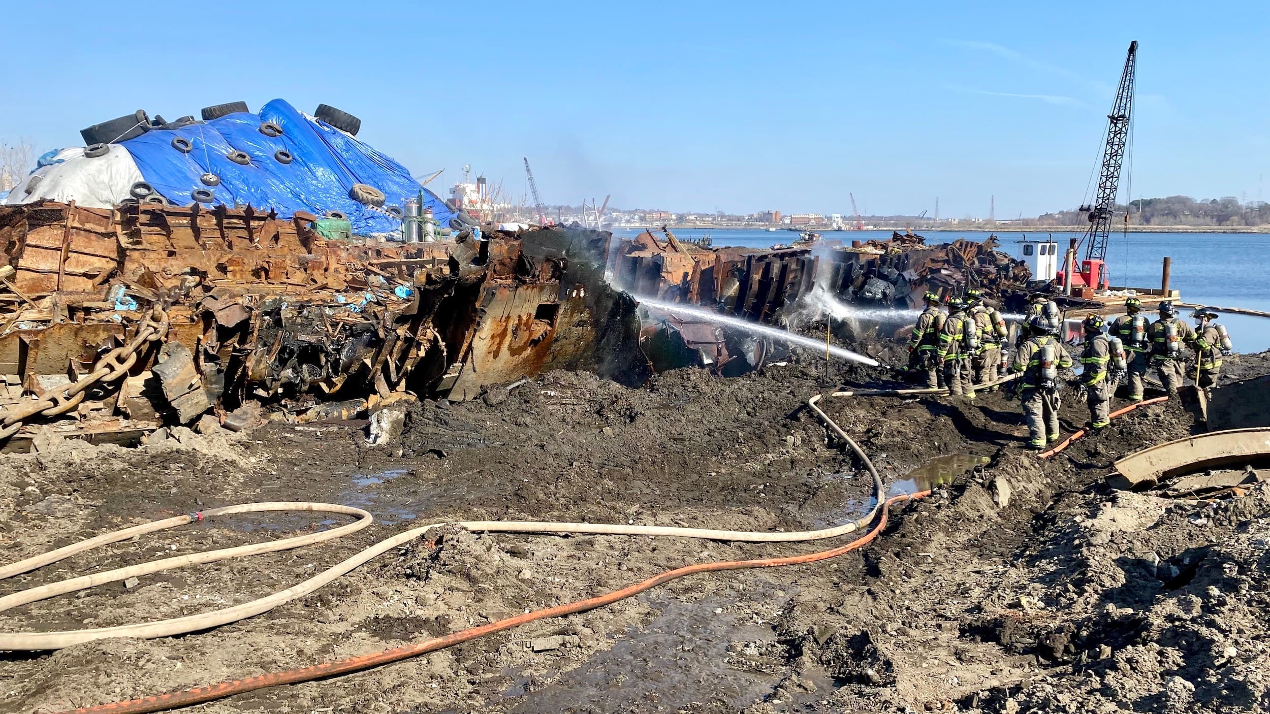 Submarine fire is the latest environmental outrage suffered by residents of the Port