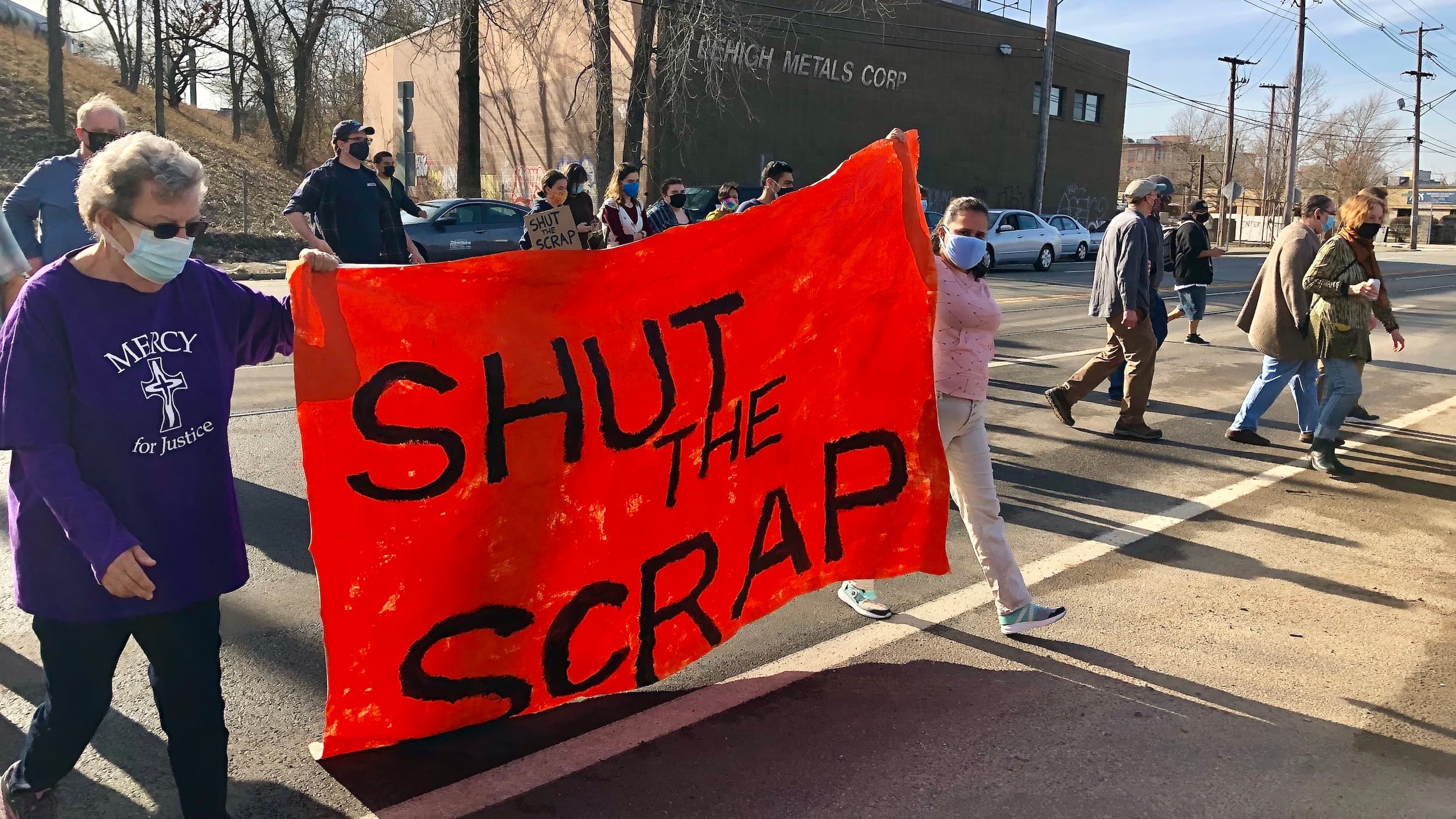 People's Port Authority rallies to shut down scrap metal yard and all toxic industries in the Port