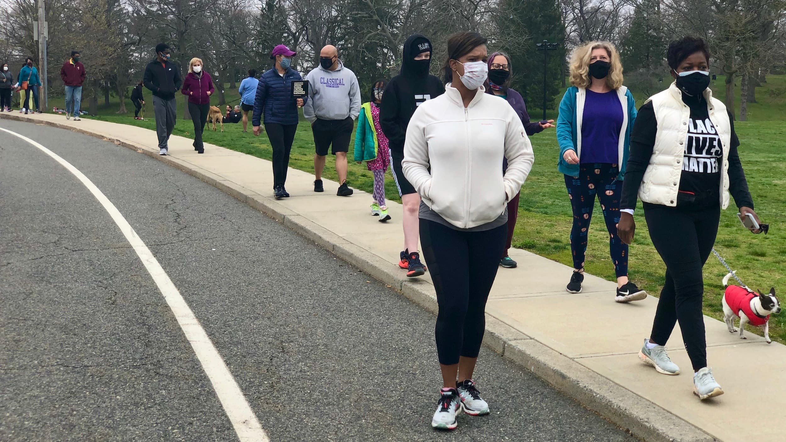 A walk to kick off Black Maternal Health Week and the doula bill