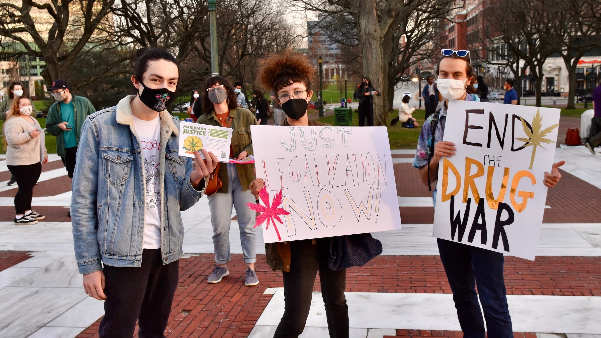 Reclaim RI's 420 rally for racial and economic justice in cannabis legalization law