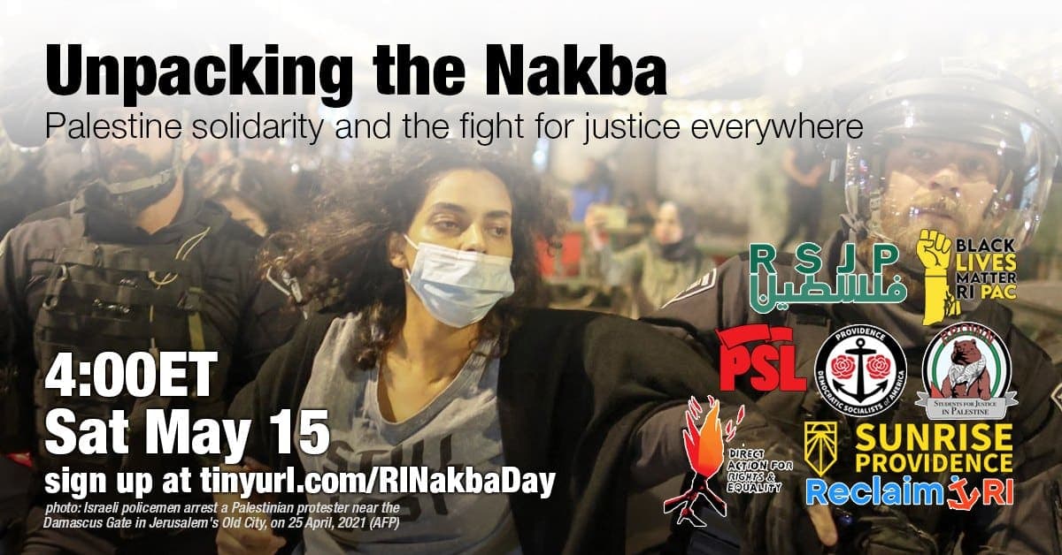 Brittany Palumbo and Joel Reinstein: It’s time to talk about the Palestinian Nakba in RI