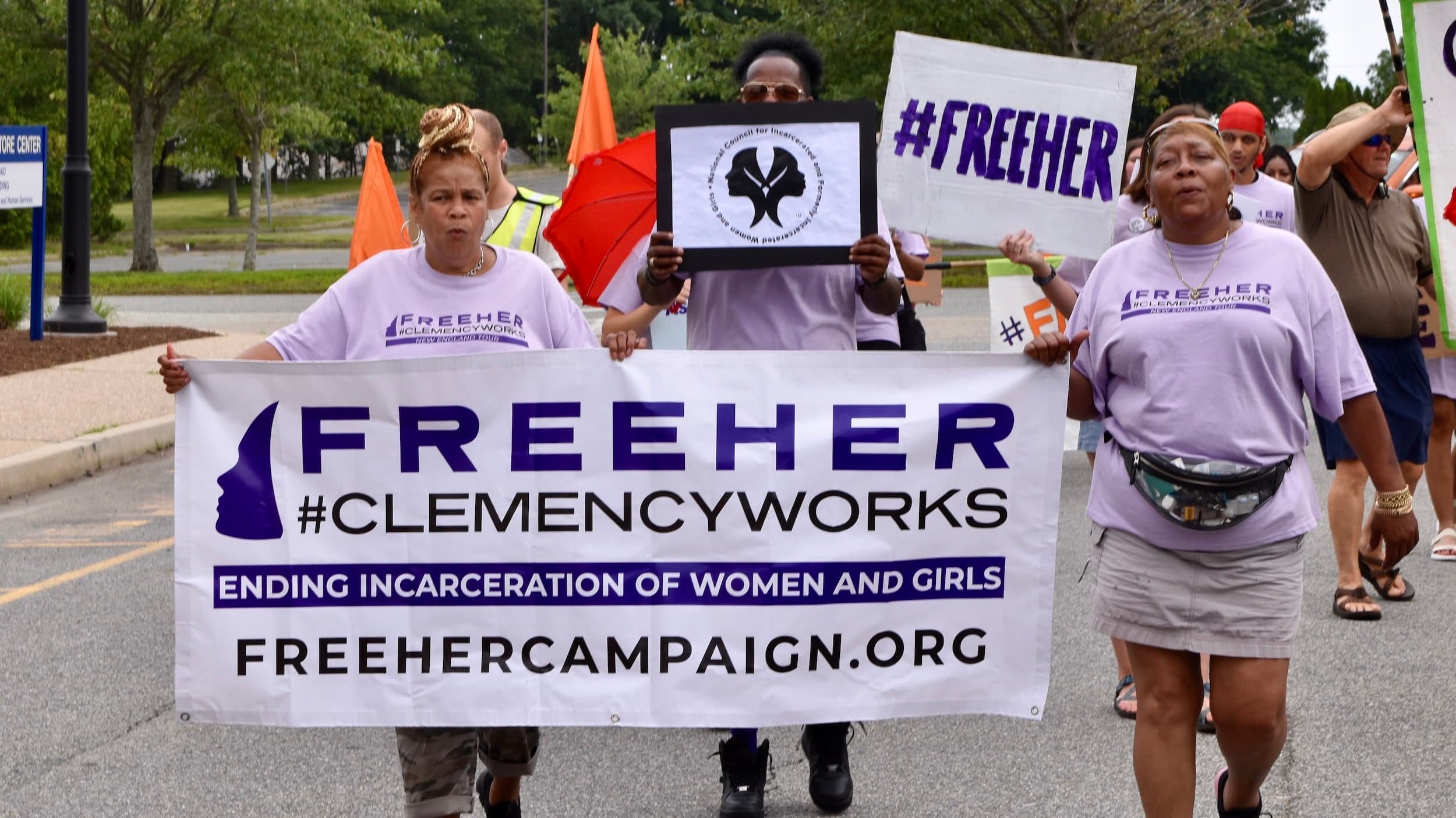 Clemency tour comes to Rhode Island with march on women's prison in Cranston